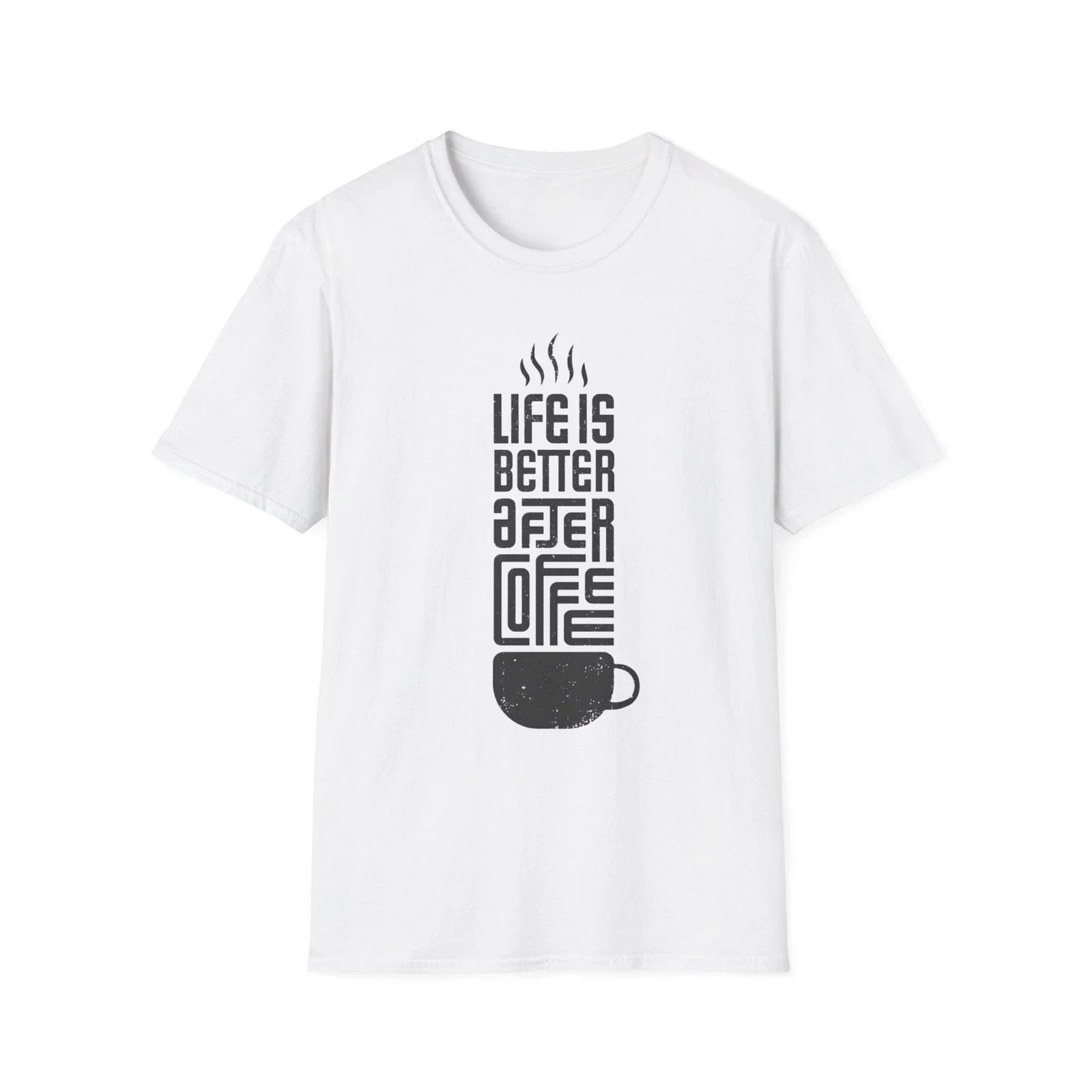 Life Is Better After Coffee T-Shirt | Coffee Club Unisex T-shirt, Sweatshirt, Hoodie, Long Sleeve Tee - T-Shirt, Sweatshirt, Hoodie