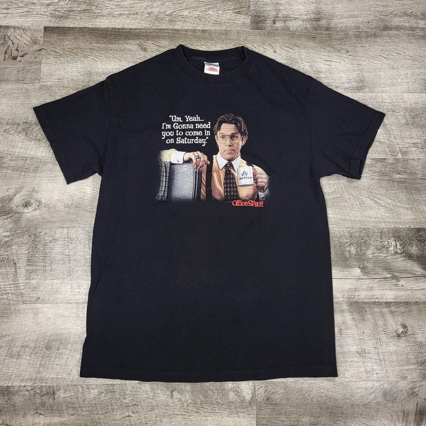 Vtg Tennessee River Tshirt Adult Medium Black Office Space Movie Promo Y2K Unisex T-shirt, Sweatshirt, Hoodie, Long Sleeve Tee - T-Shirt, Sweatshirt, Hoodie