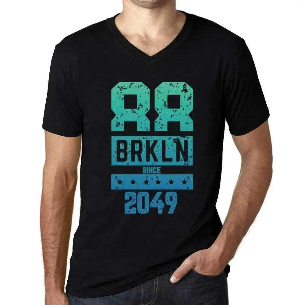 Men's Graphic T-Shirt V Neck Brkln Since 2049 Eco-Friendly Limited Edition Unisex T-shirt, Sweatshirt, Hoodie, Long Sleeve Tee - T-Shirt, Sweatshirt, Hoodie