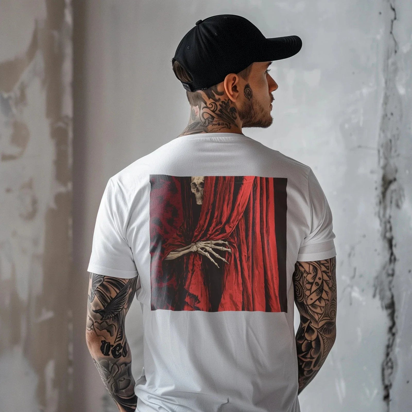 Unisex "What's Next" T-Shirt | Minimal Horror Skull Streetstyle Streetwear Tee Unisex T-shirt, Sweatshirt, Hoodie, Long Sleeve Tee - T-Shirt, Sweatshirt, Hoodie