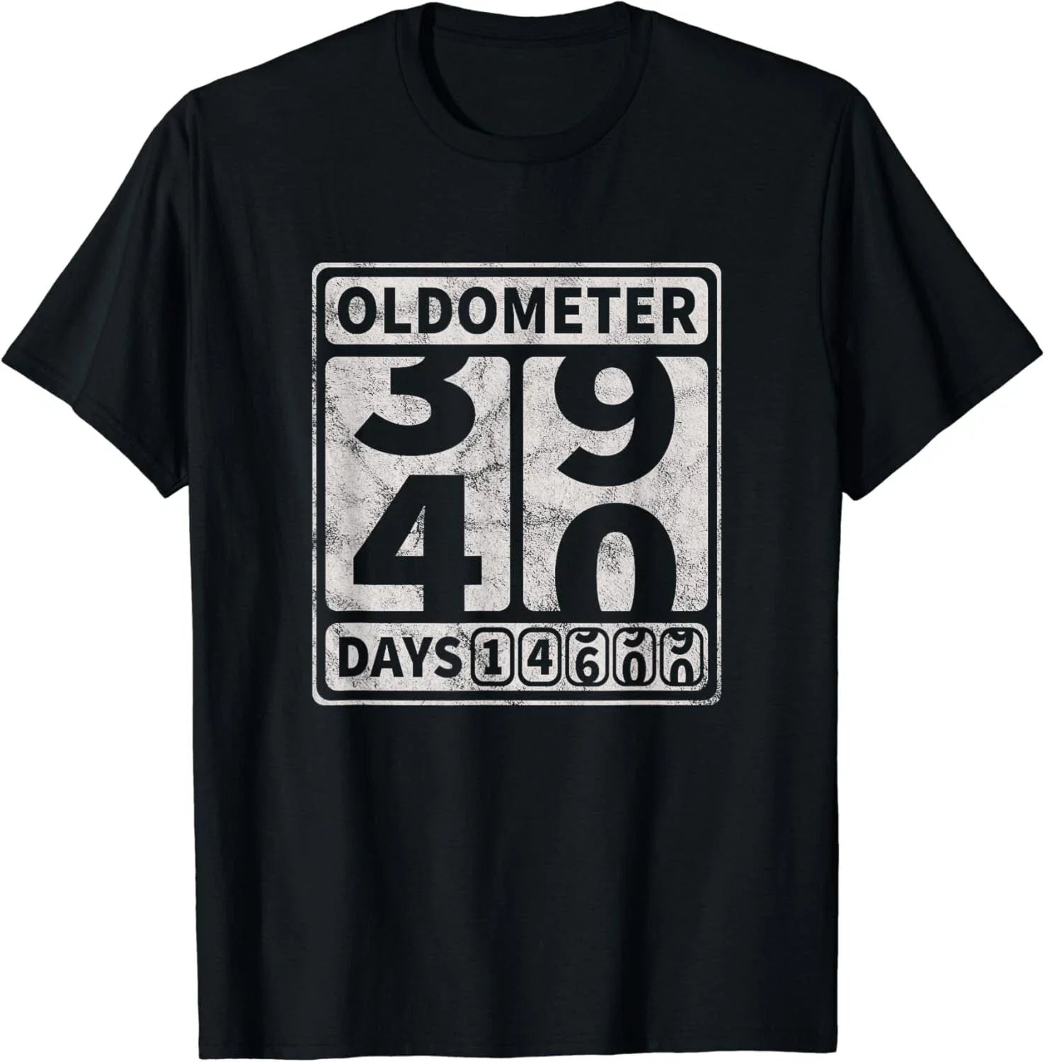 40th Birthday Gift Funny Oldometer 39-40 Gift Unisex T-Shirt Unisex T-shirt, Sweatshirt, Hoodie, Long Sleeve Tee - T-Shirt, Sweatshirt, Hoodie