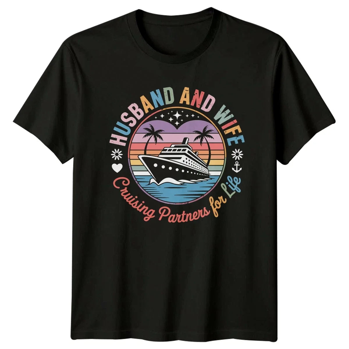 Husband And Wife Cruising Partners For Life Relationships Tee Mens Womens Shirt Unisex T-shirt, Sweatshirt, Hoodie, Long Sleeve Tee - T-Shirt, Sweatshirt, Hoodie