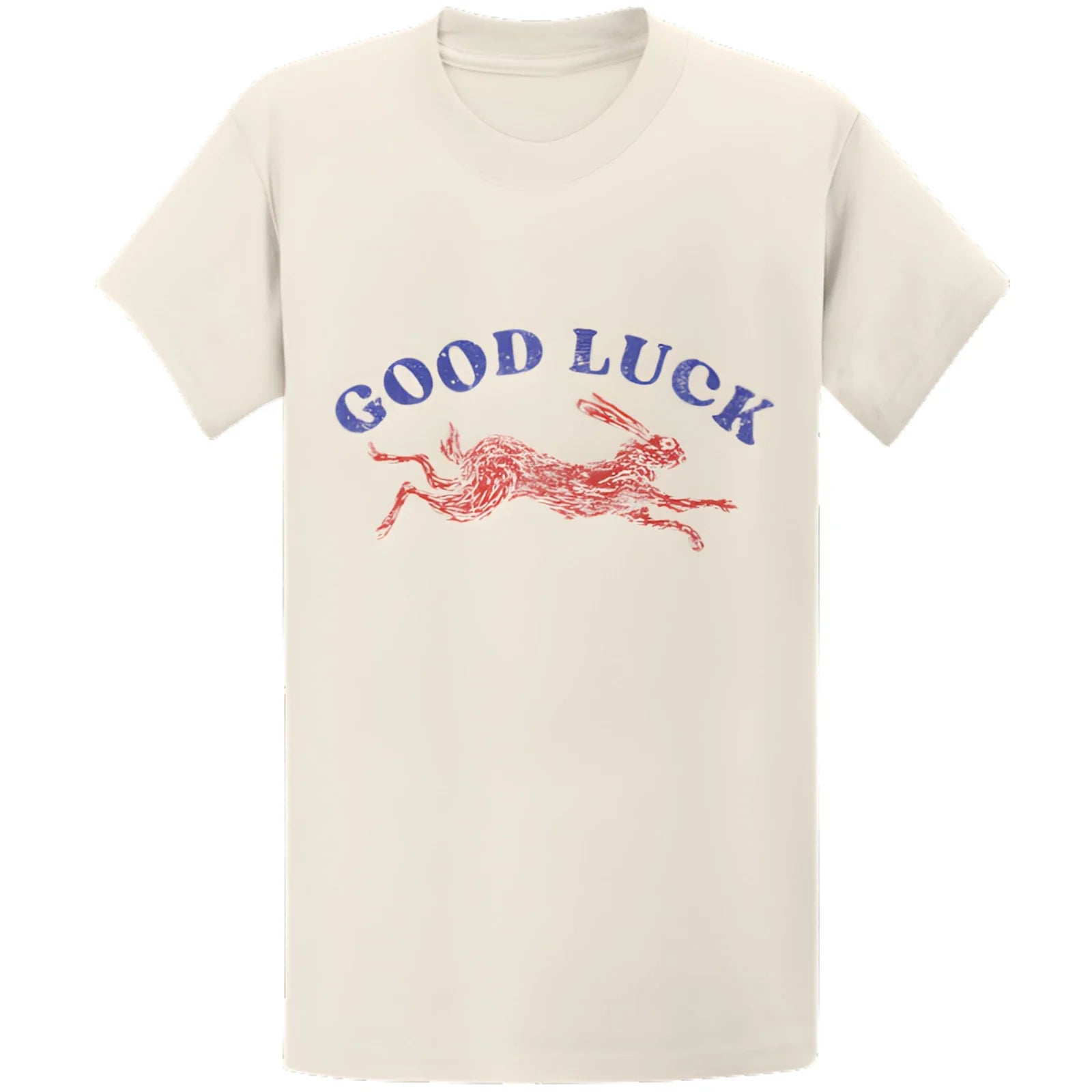Gildan 5000 Retro Good Luck Lucky Rabbit T-Shirt - Aesthetic Western Gift Tee Unisex T-shirt, Sweatshirt, Hoodie, Long Sleeve Tee - T-Shirt, Sweatshirt, Hoodie