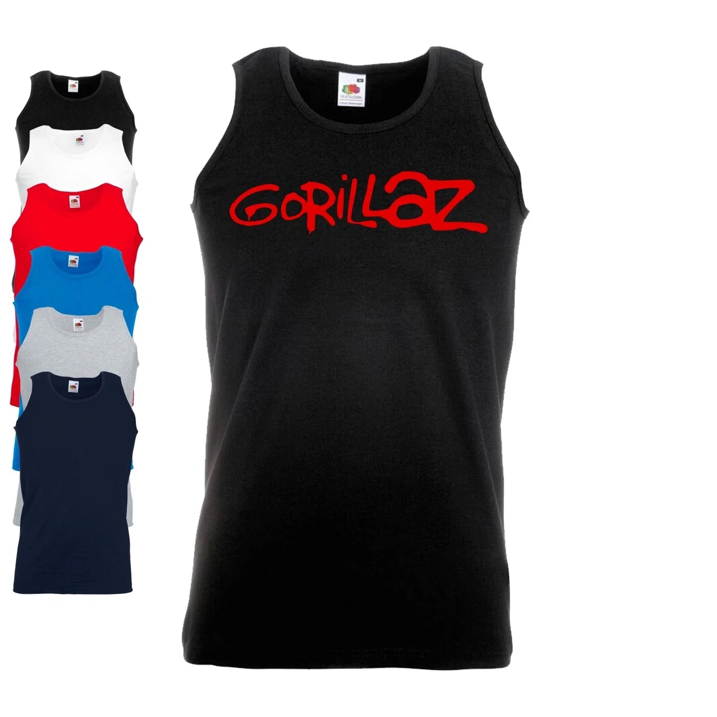 Gorillaz Vest | Indie Hip Hop 2000s Unisex T-shirt, Sweatshirt, Hoodie, Long Sleeve Tee - T-Shirt, Sweatshirt, Hoodie