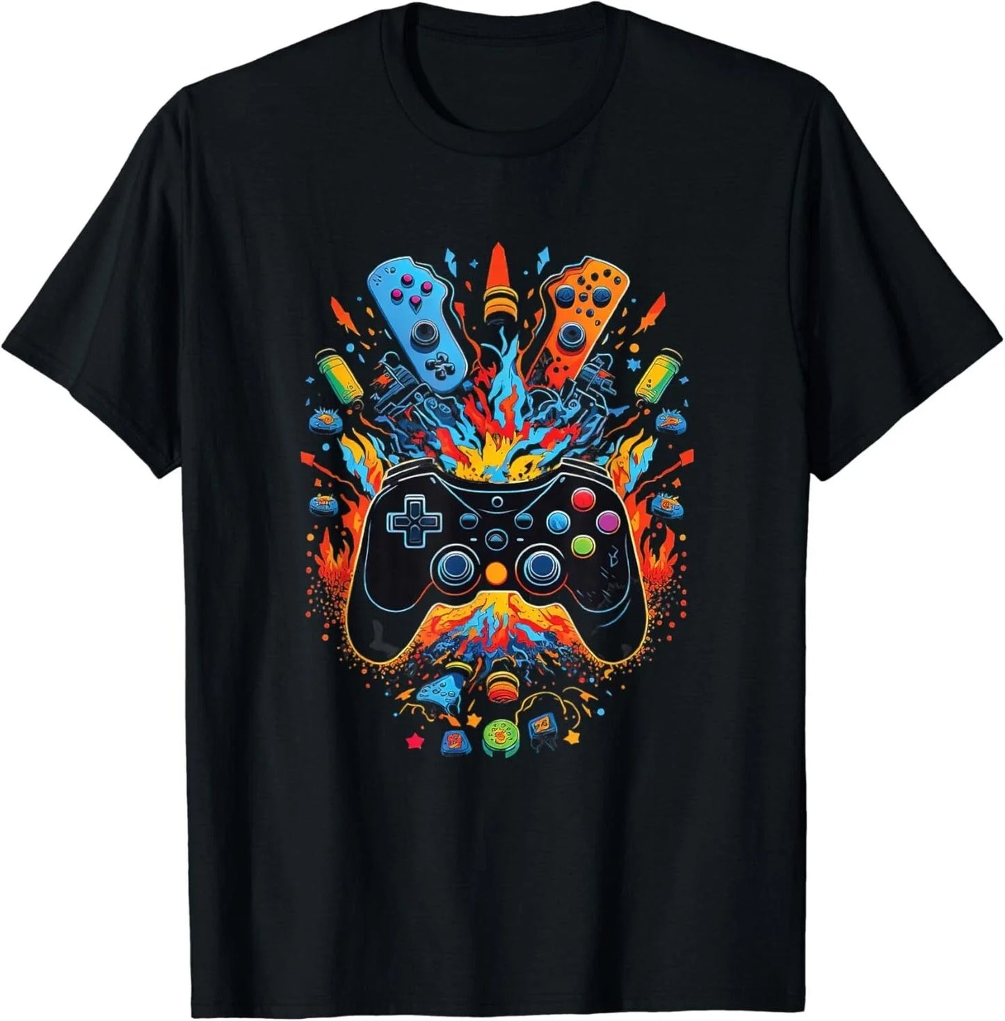 Gamer Aesthetic Graphic Gaming Video Games Boys Gift Unisex T-Shirt Unisex T-shirt, Sweatshirt, Hoodie, Long Sleeve Tee - T-Shirt, Sweatshirt, Hoodie