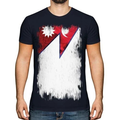 NEPAL GRUNGE FLAG MENS T-SHIRT TEE TOP NEP?LA NEPALI NEPALESE SHIRT FOOTBALL Unisex T-shirt, Sweatshirt, Hoodie, Long Sleeve Tee - T-Shirt, Sweatshirt, Hoodie