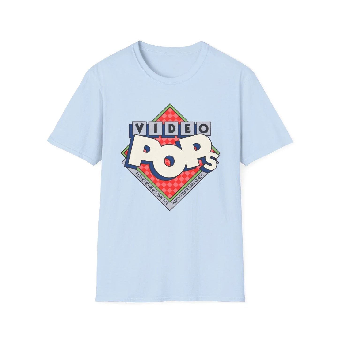 vintage video pops blank tape design tshirt Unisex T-shirt, Sweatshirt, Hoodie, Long Sleeve Tee - T-Shirt, Sweatshirt, Hoodie