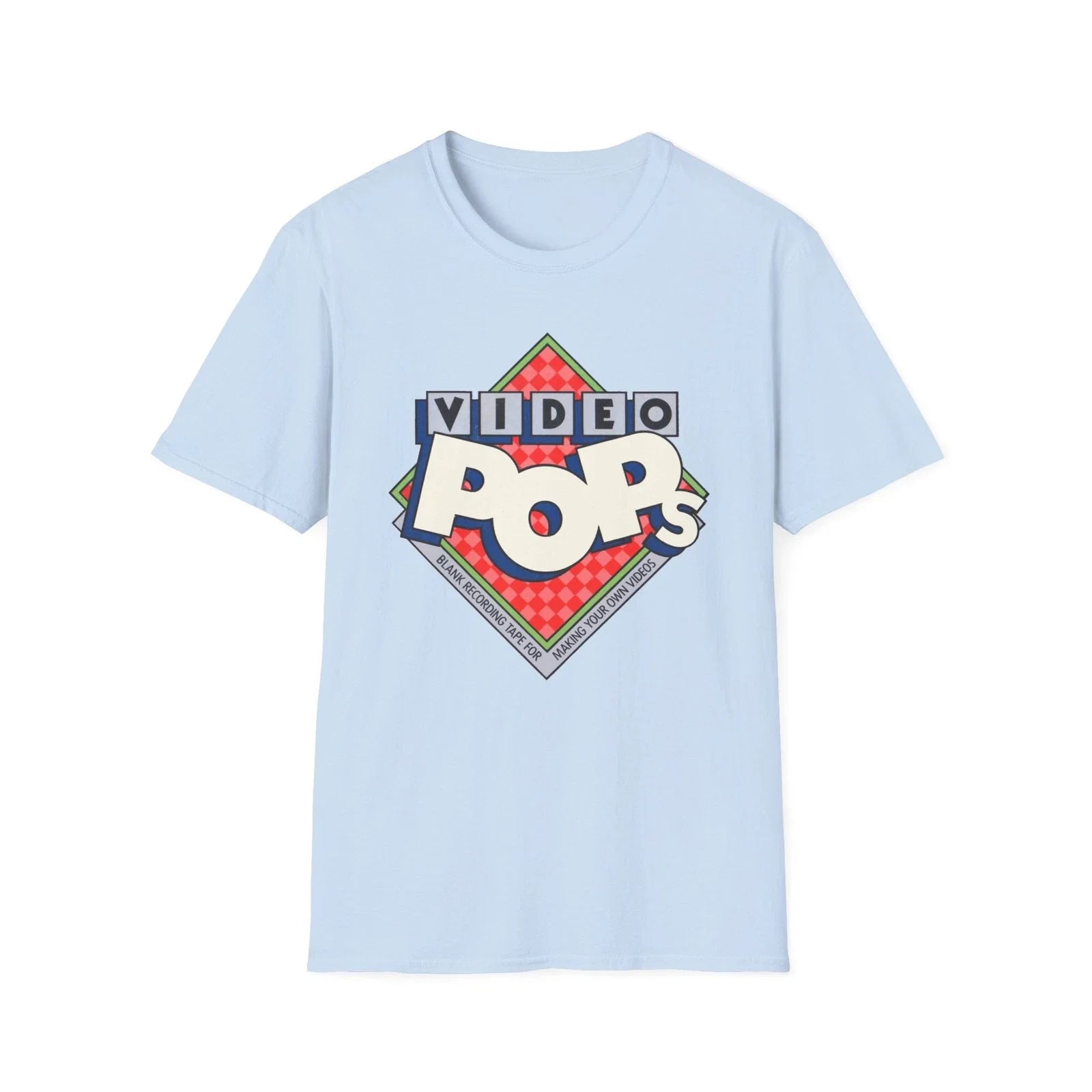 vintage video pops blank tape design tshirt Unisex T-shirt, Sweatshirt, Hoodie, Long Sleeve Tee - T-Shirt, Sweatshirt, Hoodie