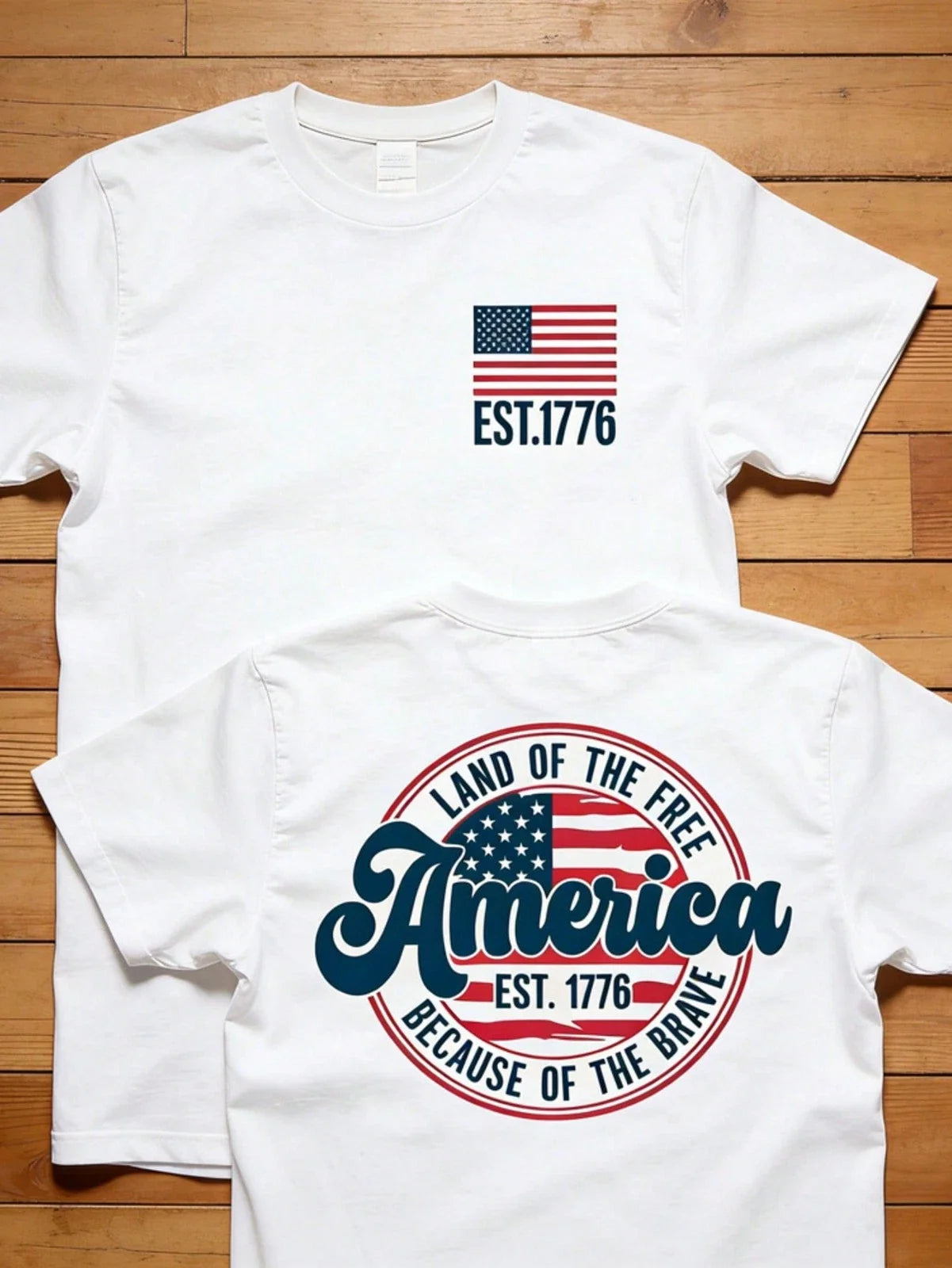 American Flag Shirt, July 4th Shirt, Retro American Graphic T-Shirt Unisex T-shirt, Sweatshirt, Hoodie, Long Sleeve Tee - T-Shirt, Sweatshirt, Hoodie