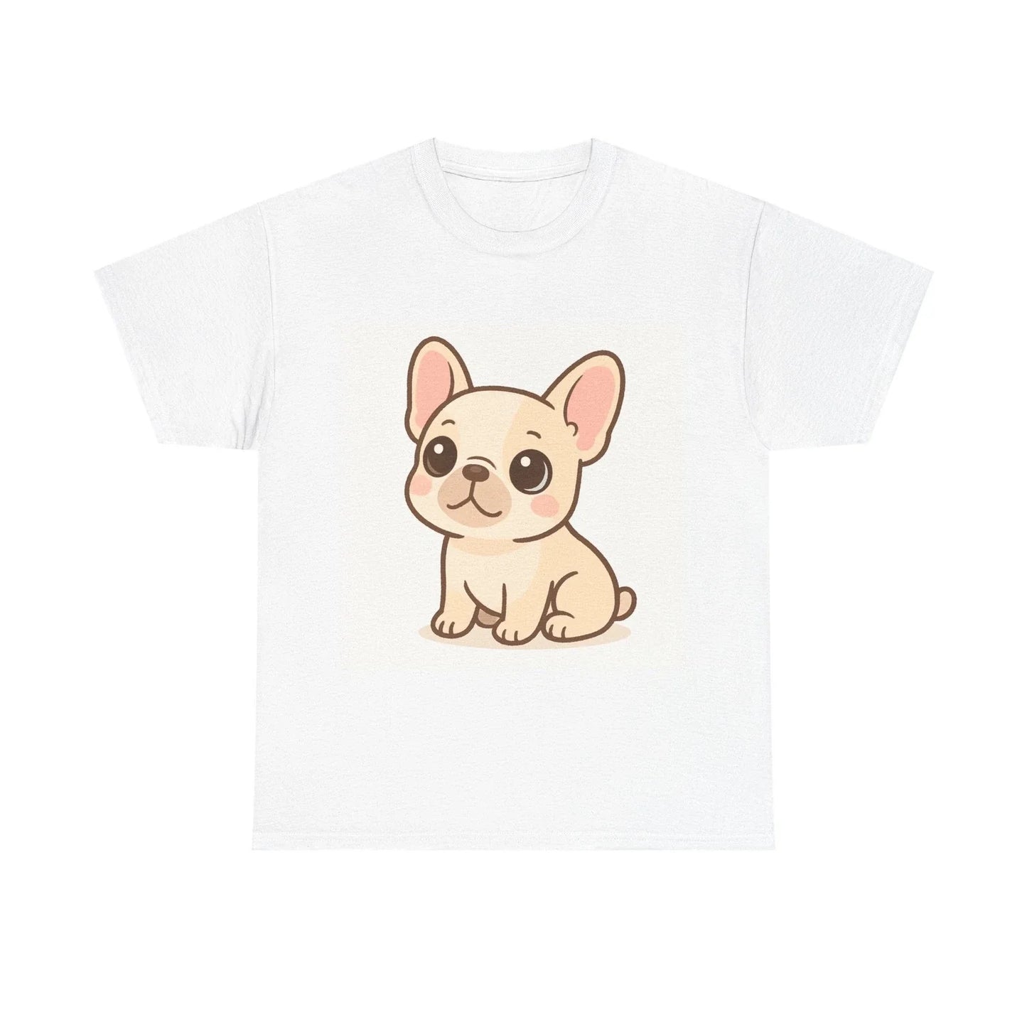 Cute French Bulldog Kawaii Shirt, Frenchie Lover Gift, Adorable Puppy Art Tee... Unisex T-shirt, Sweatshirt, Hoodie, Long Sleeve Tee - T-Shirt, Sweatshirt, Hoodie