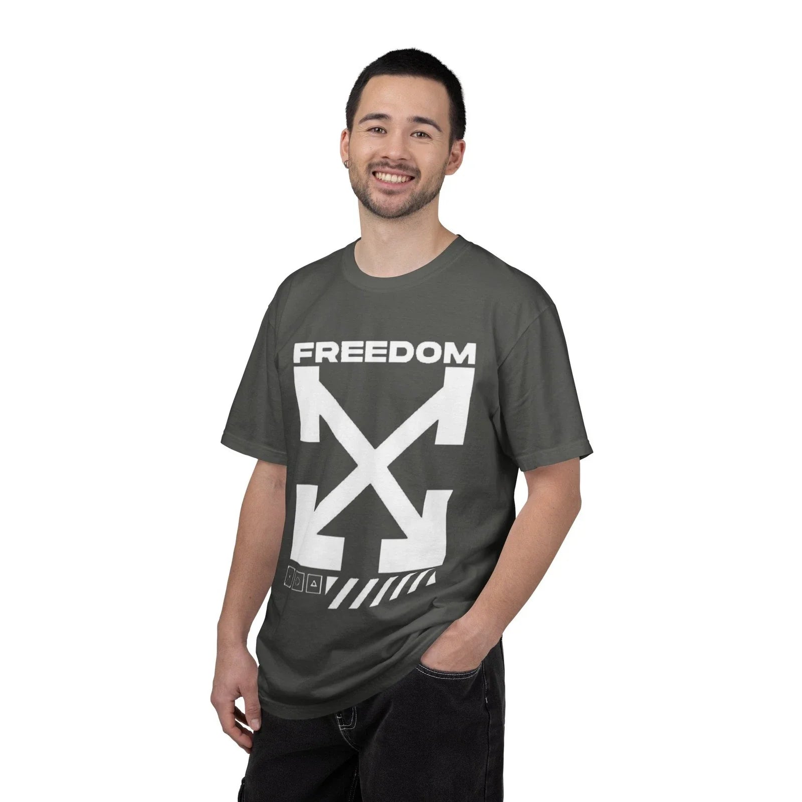 Freedom Arrow Graphic T-shirt | Streetwear Logo Tee Unisex T-shirt, Sweatshirt, Hoodie, Long Sleeve Tee - T-Shirt, Sweatshirt, Hoodie
