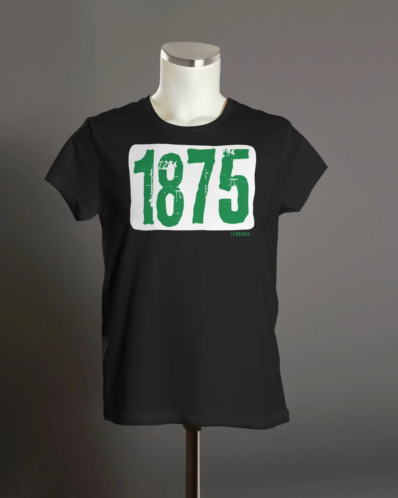 Hibernian EDINGBURGH 1875 T Shirt | Founded | Organic Unisex | Grunge Unisex T-shirt, Sweatshirt, Hoodie, Long Sleeve Tee - T-Shirt, Sweatshirt, Hoodie
