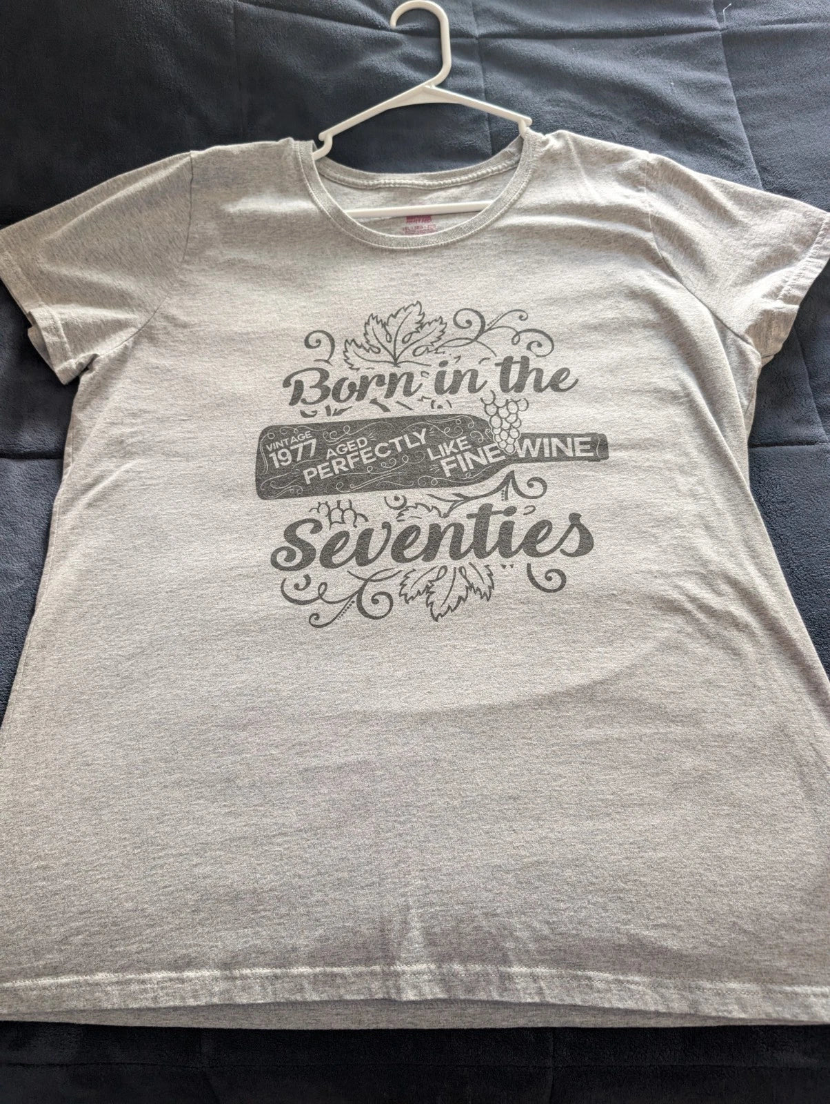 50th BD? 1977 Birth Year Tshirt Heather Gray  3XL Women's Plus Like A Fine Wine Unisex T-shirt, Sweatshirt, Hoodie, Long Sleeve Tee - T-Shirt, Sweatshirt, Hoodie
