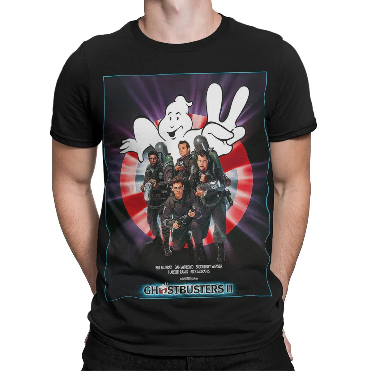 Ghostbusters II Sci Fi Comedy Movie Mens Womens Graphic Unisex T Shirt Unisex T-shirt, Sweatshirt, Hoodie, Long Sleeve Tee - T-Shirt, Sweatshirt, Hoodie