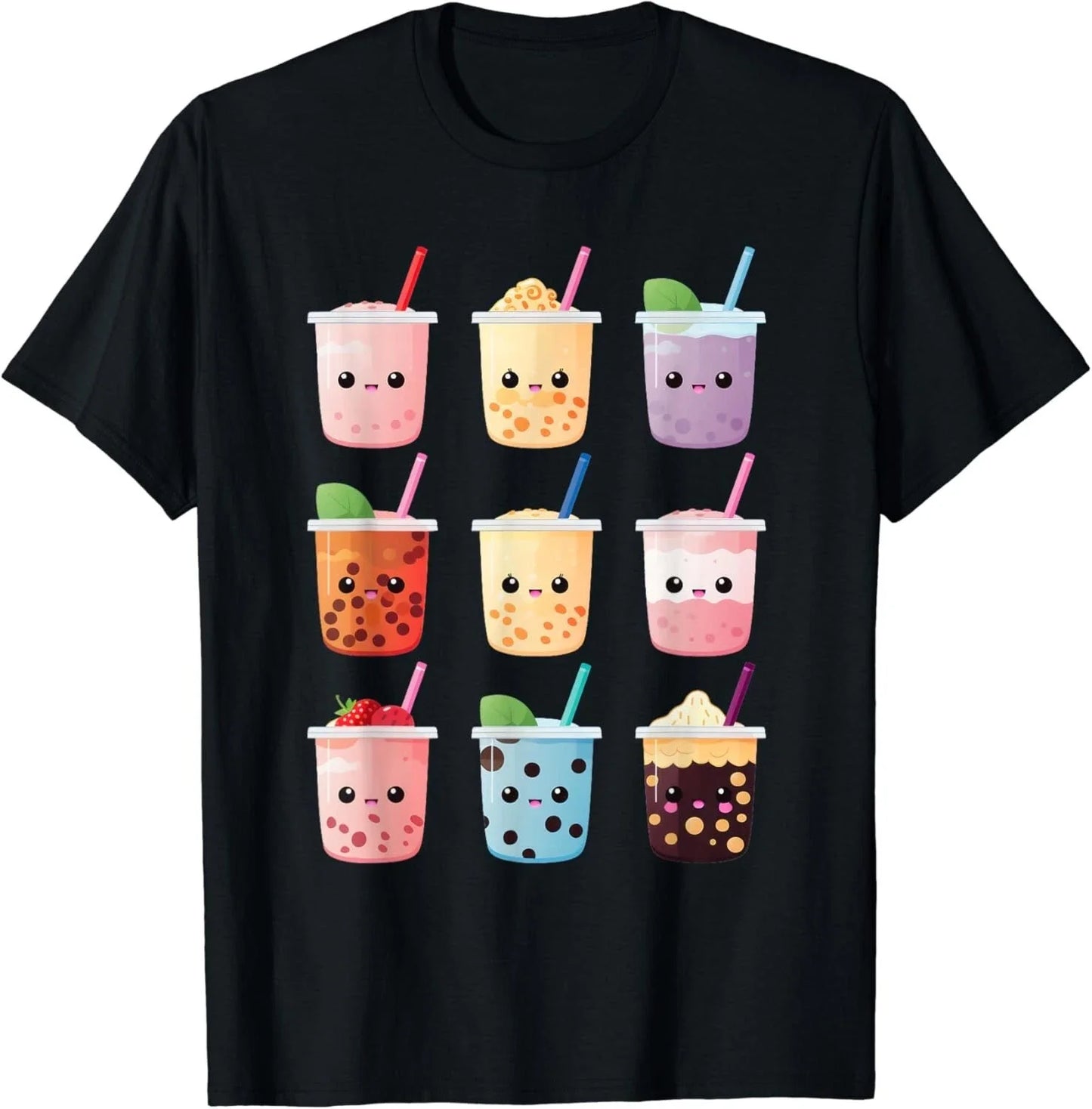 Kawaii Bubble Tea Boba Tea Lover Gift Unisex T-Shirt Unisex T-shirt, Sweatshirt, Hoodie, Long Sleeve Tee - T-Shirt, Sweatshirt, Hoodie