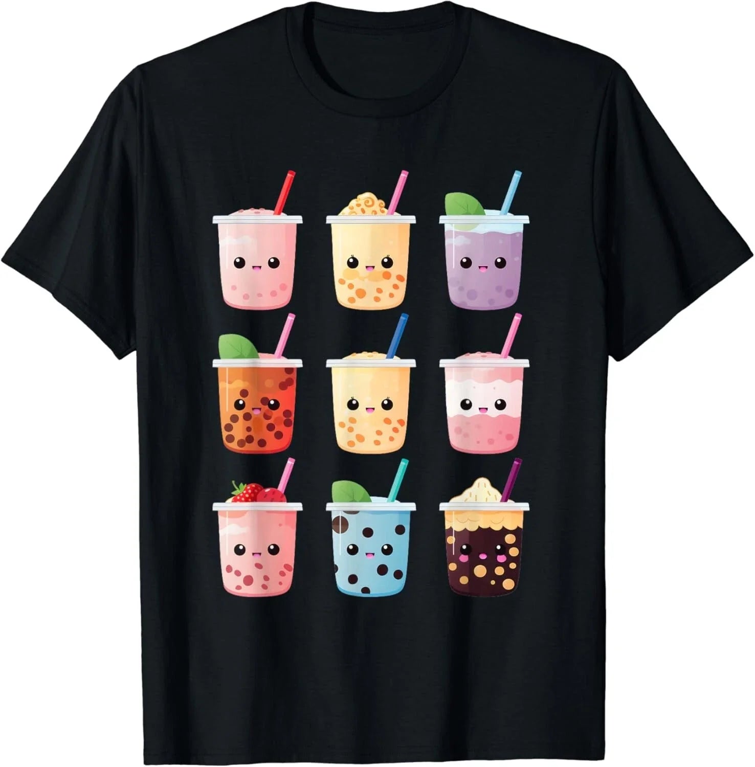Kawaii Bubble Tea Boba Tea Lover Gift Unisex T-Shirt Unisex T-shirt, Sweatshirt, Hoodie, Long Sleeve Tee - T-Shirt, Sweatshirt, Hoodie