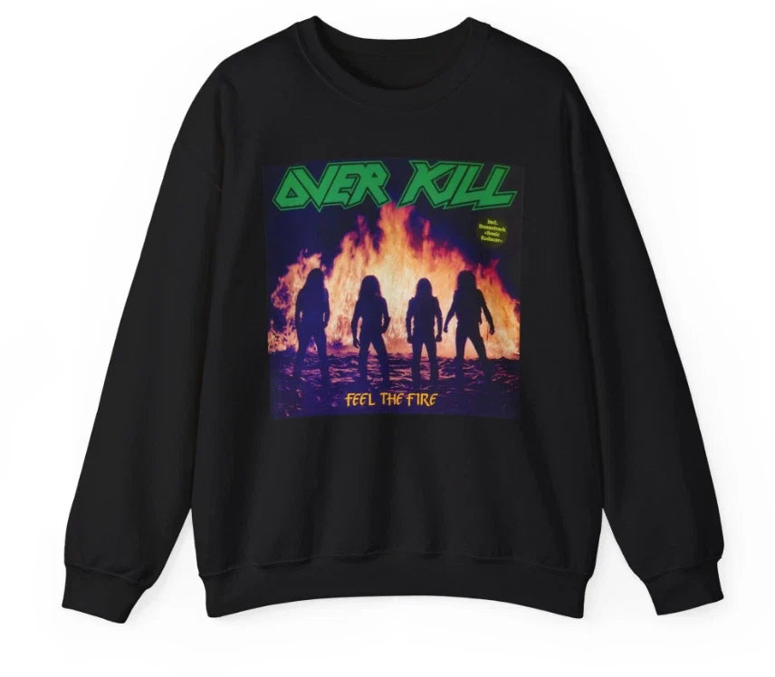 Vintage Fire Metal Band Graphic T-Shirt Retro Heavy Rock Style Tee Unisex T-shirt, Sweatshirt, Hoodie, Long Sleeve Tee - T-Shirt, Sweatshirt, Hoodie