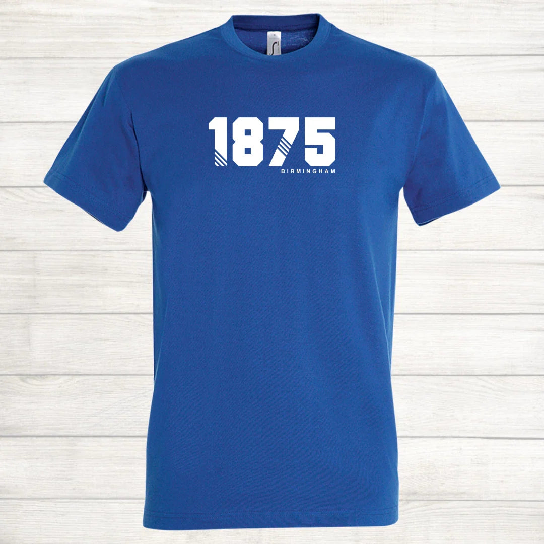 Birmingham City Football Shirt 1875 Est Year Retro Gift Casual T Shirt Unisex T-shirt, Sweatshirt, Hoodie, Long Sleeve Tee - T-Shirt, Sweatshirt, Hoodie