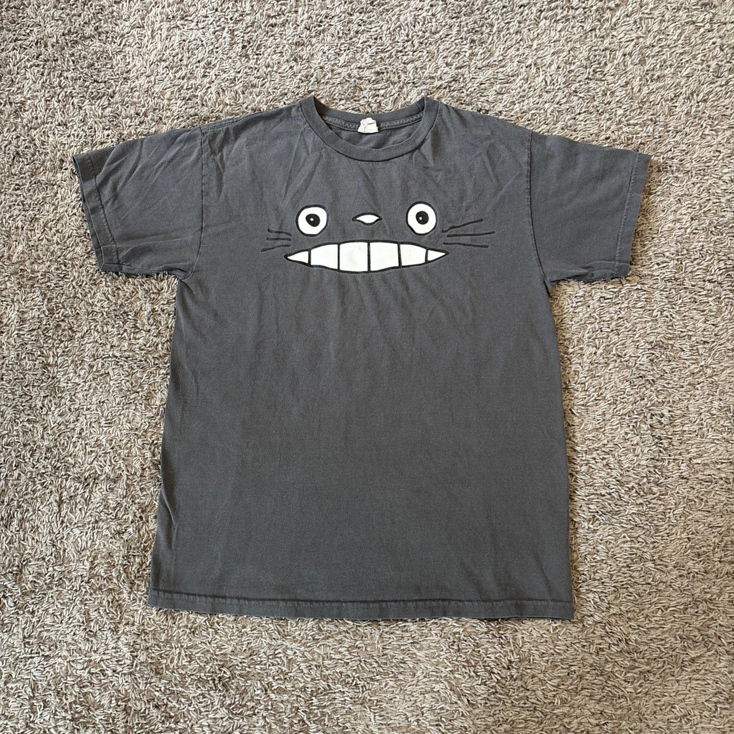 Vintage My Neighbor Totoro Mens Medium Big Face Shirt Anime Studio Ghibli Y2K Unisex T-shirt, Sweatshirt, Hoodie, Long Sleeve Tee - T-Shirt, Sweatshirt, Hoodie