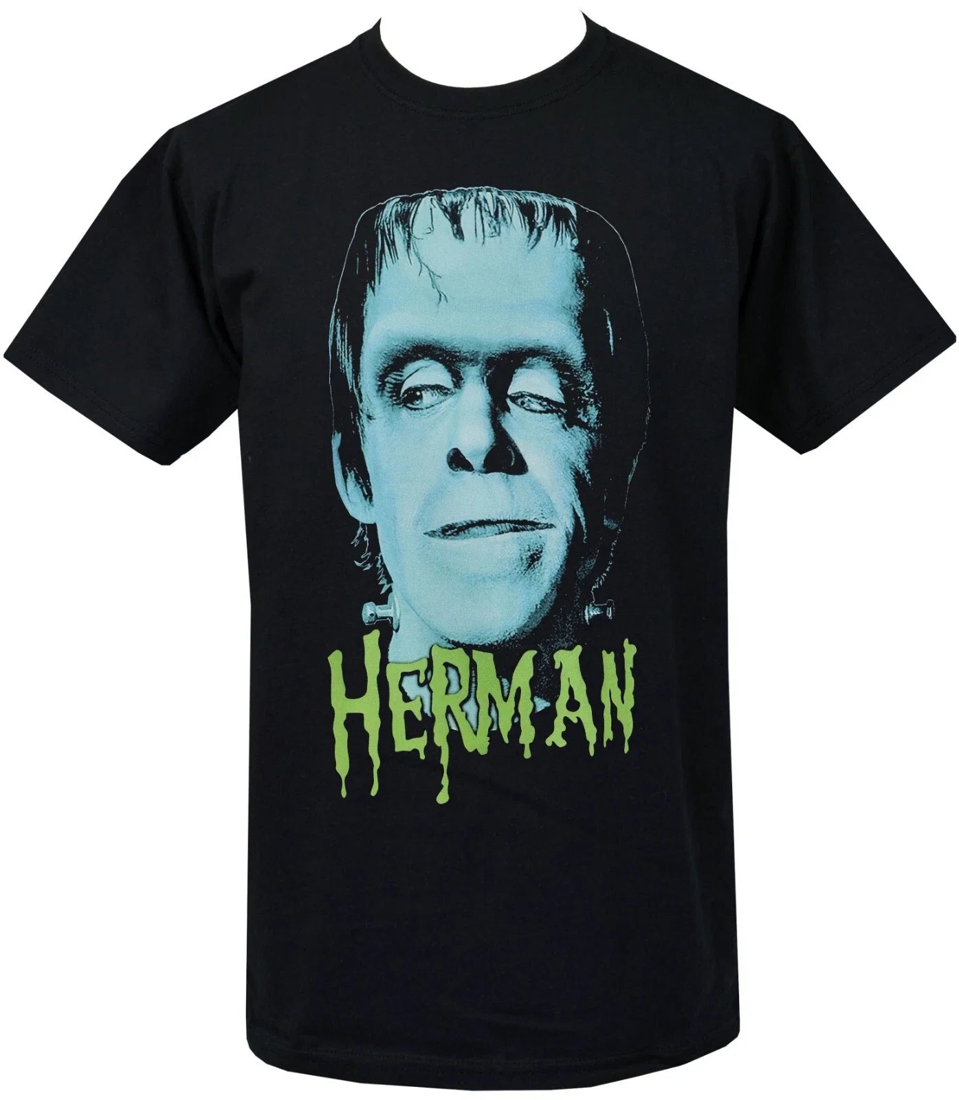 Herman Munster Men's Horror T-Shirt B-Movie Gothic Frankenstein Monster Unisex T-shirt, Sweatshirt, Hoodie, Long Sleeve Tee - T-Shirt, Sweatshirt, Hoodie
