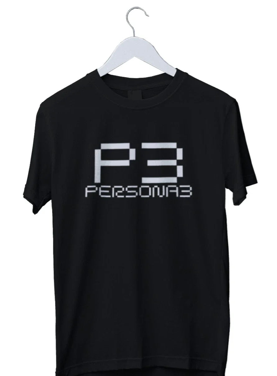 Persona 3 Graphic Print T-Shirt Mens Unisex S M L XL 2 3 4 XL Unisex T-shirt, Sweatshirt, Hoodie, Long Sleeve Tee - T-Shirt, Sweatshirt, Hoodie