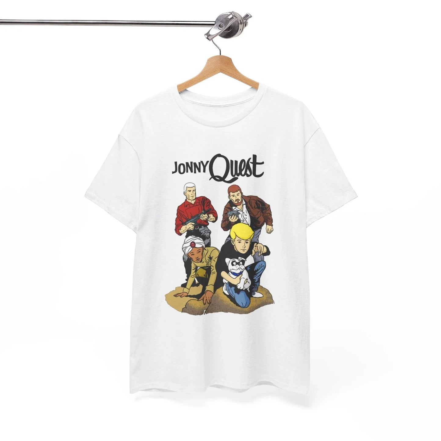 Jonny Quest T-Shirt, 80's 70's cartoon Johnny Quest Tee, Unisex Shirt Unisex T-shirt, Sweatshirt, Hoodie, Long Sleeve Tee - T-Shirt, Sweatshirt, Hoodie