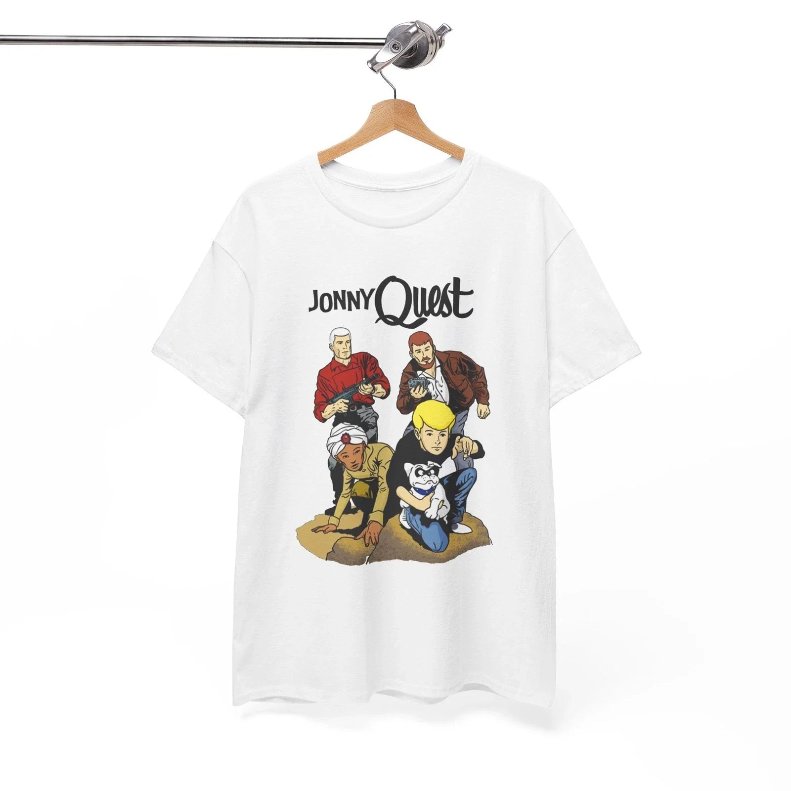 Jonny Quest T-Shirt, 80's 70's cartoon Johnny Quest Tee, Unisex Shirt Unisex T-shirt, Sweatshirt, Hoodie, Long Sleeve Tee - T-Shirt, Sweatshirt, Hoodie