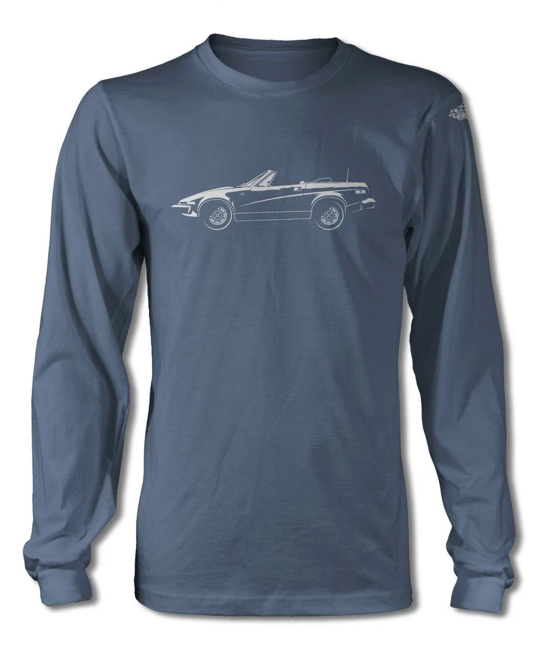 Triumph TR7 Convertible T-Shirt - Long Sleeves - Side View Unisex T-shirt, Sweatshirt, Hoodie, Long Sleeve Tee - T-Shirt, Sweatshirt, Hoodie