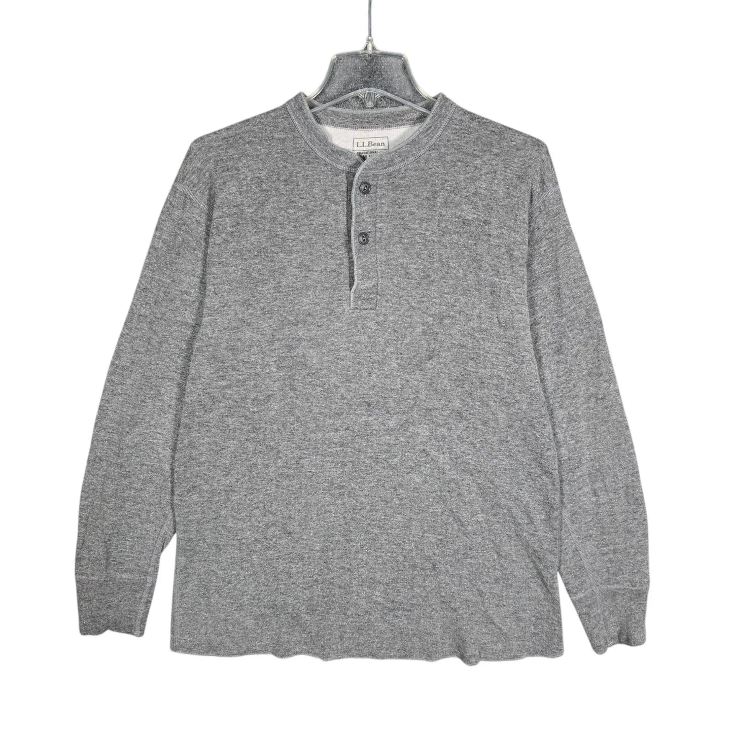 LL Bean River Driver Henley Shirt Mens Medium Long Sleeve Traditional Fit Gray Unisex T-shirt, Sweatshirt, Hoodie, Long Sleeve Tee - T-Shirt, Sweatshirt, Hoodie