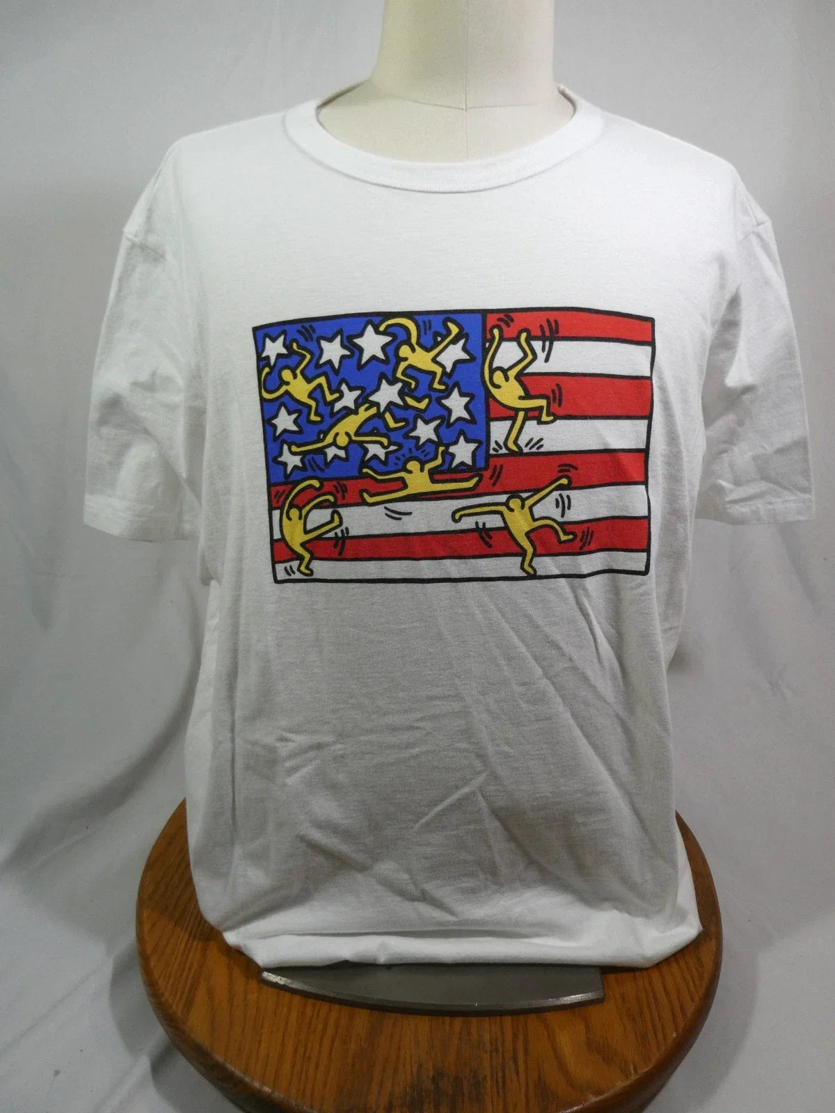 Keith Haring Pop Shop T-Shirt American Music Festival XLT Fresh Clean EUC TALL Unisex T-shirt, Sweatshirt, Hoodie, Long Sleeve Tee - T-Shirt, Sweatshirt, Hoodie
