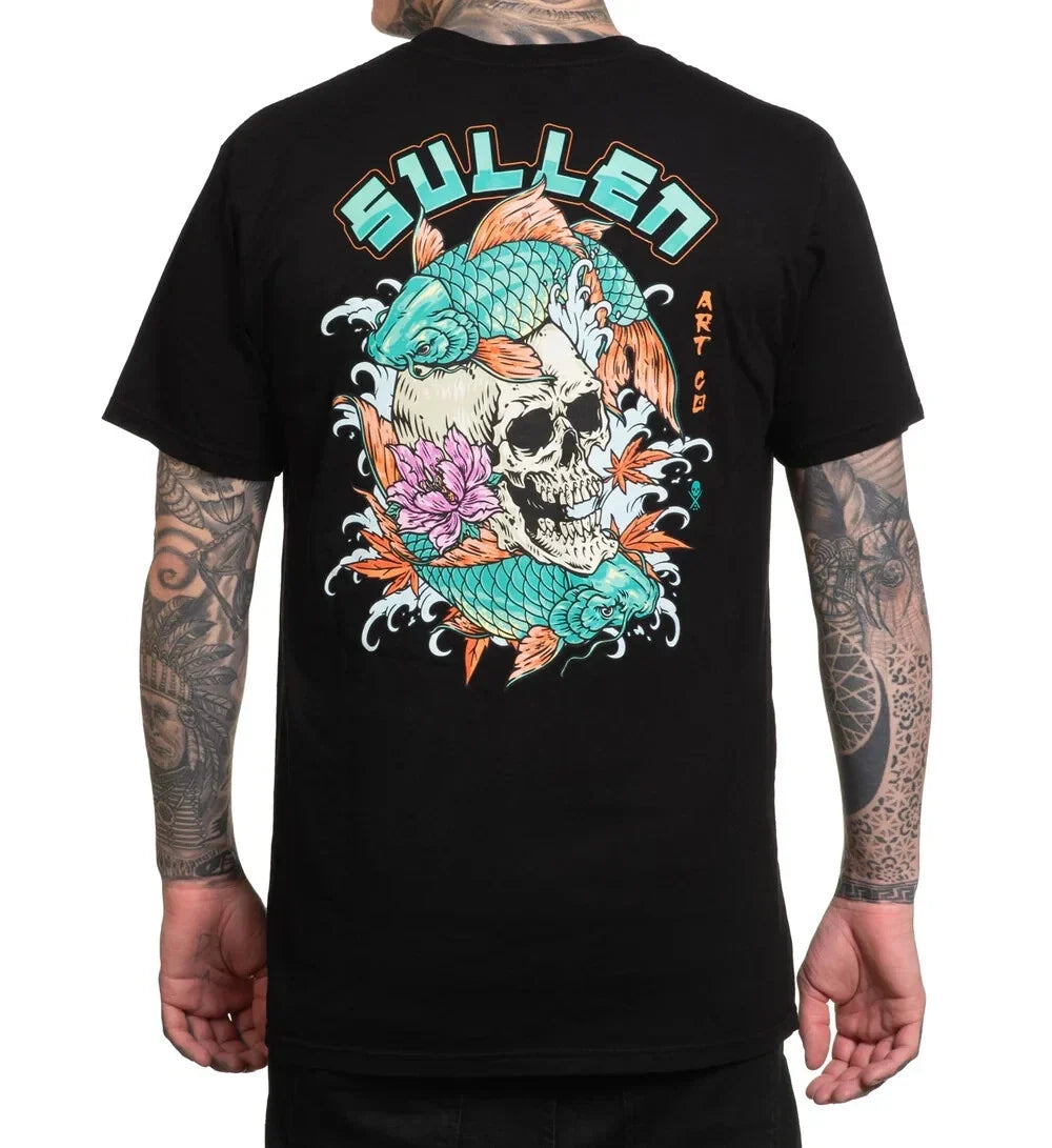 Sullen Art Collective True Artist Pin Up Tattoo Men's Premium Tee SKULL KOI Unisex T-shirt, Sweatshirt, Hoodie, Long Sleeve Tee - T-Shirt, Sweatshirt, Hoodie