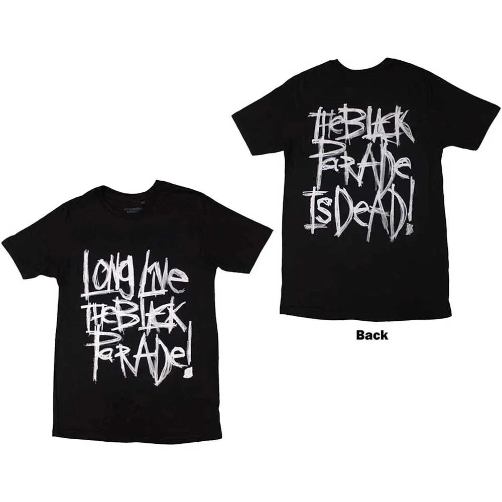 My Chemical Romance T-Shirt: Long Live The Black Parade (Back Print) OFFICIAL NE Unisex T-shirt, Sweatshirt, Hoodie, Long Sleeve Tee - T-Shirt, Sweatshirt, Hoodie