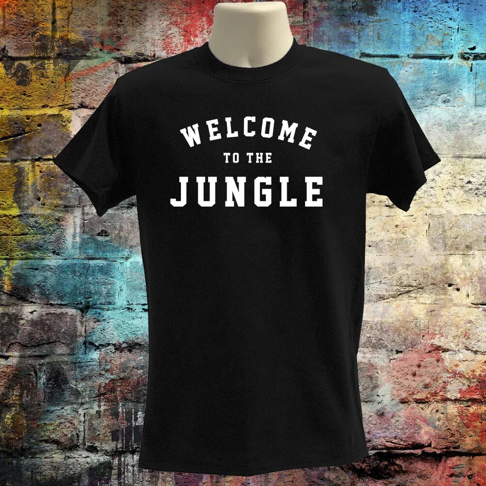 Welcome to the jungle T-shirt, band shirt, 100% organic cotton Tee Unisex T-shirt, Sweatshirt, Hoodie, Long Sleeve Tee - T-Shirt, Sweatshirt, Hoodie