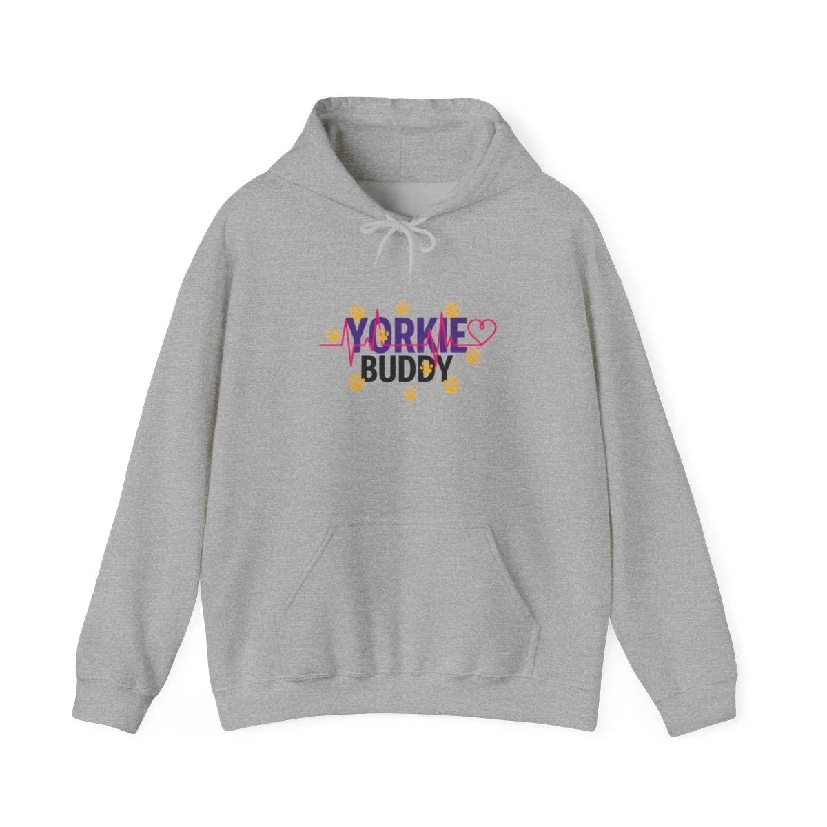 Custom Yorkshire Terrier Yorkie Paw Print Heartbeat Hoodie Easter Gift Unisex T-shirt, Sweatshirt, Hoodie, Long Sleeve Tee - T-Shirt, Sweatshirt, Hoodie