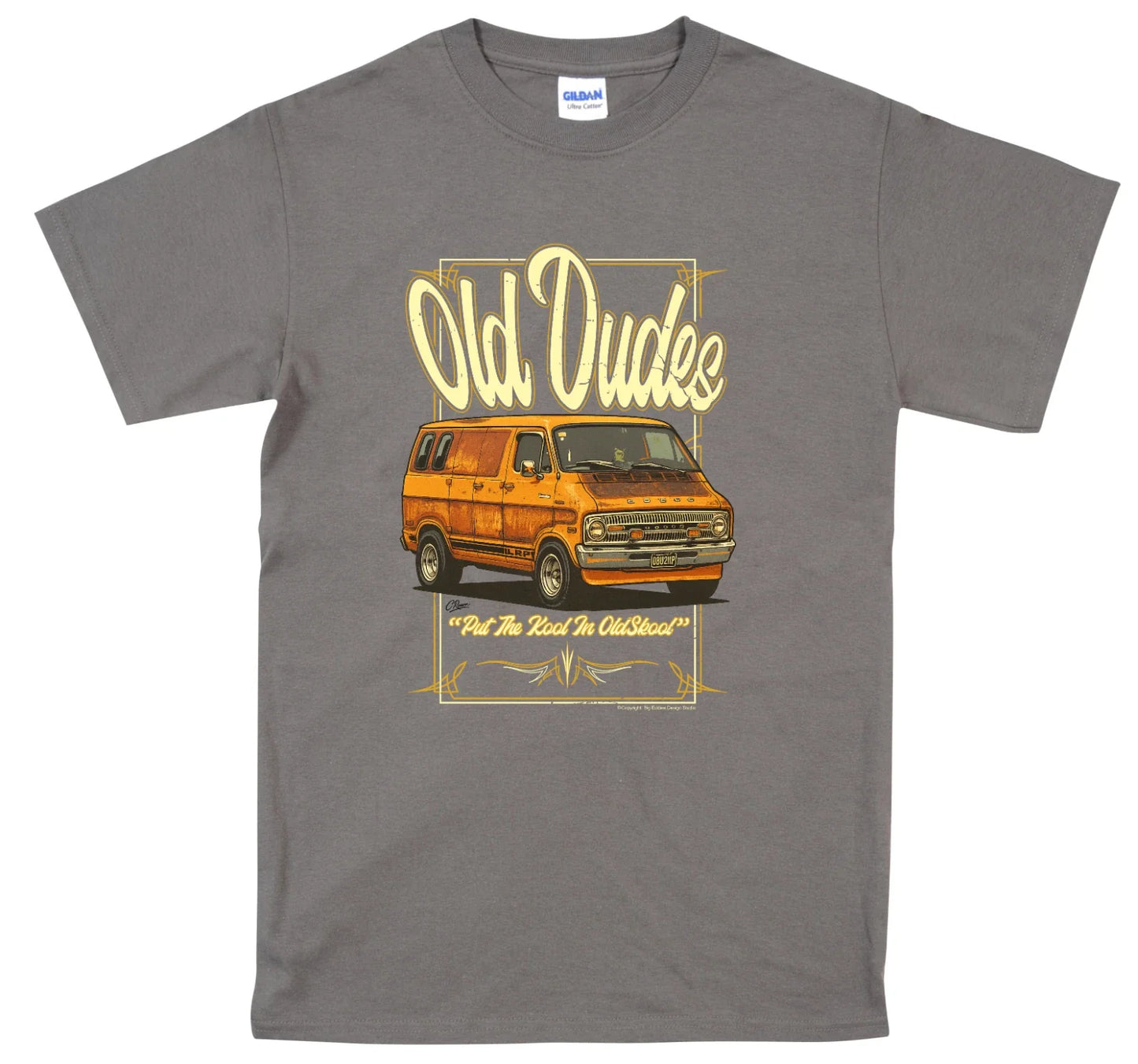 Old dudes T Shirt Custom Dodge van From Dean Inskip Classic American Day Van Unisex T-shirt, Sweatshirt, Hoodie, Long Sleeve Tee - T-Shirt, Sweatshirt, Hoodie