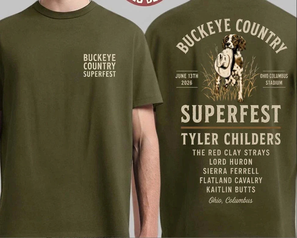 NEW! Bucke,ye Country Tee 2026 Exclusive  Tshirt Gift- Columbus Ohio - June 13 Unisex T-shirt, Sweatshirt, Hoodie, Long Sleeve Tee - T-Shirt, Sweatshirt, Hoodie