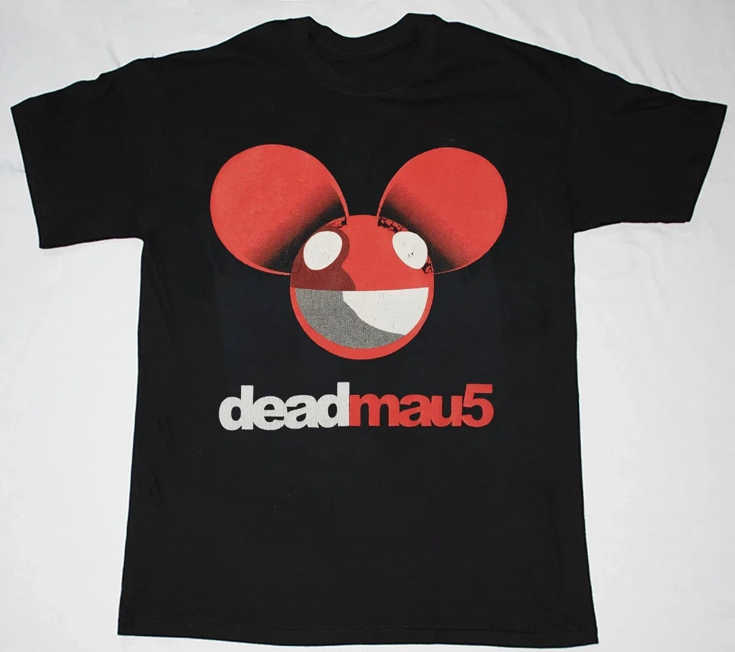 Deadmau5 Short Sleeve Cotton Hip Hop Black All Size T-Shirt Unisex T-shirt, Sweatshirt, Hoodie, Long Sleeve Tee - T-Shirt, Sweatshirt, Hoodie