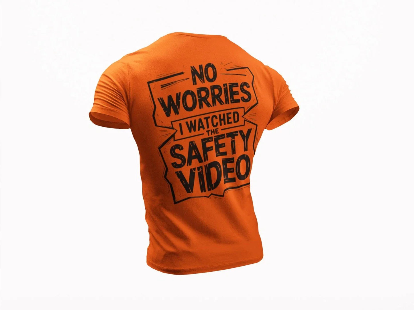 Jobsite Safety Humor T-Shirt - 'I Watched Safety Video' - Funny Work Safety Unisex T-shirt, Sweatshirt, Hoodie, Long Sleeve Tee - T-Shirt, Sweatshirt, Hoodie