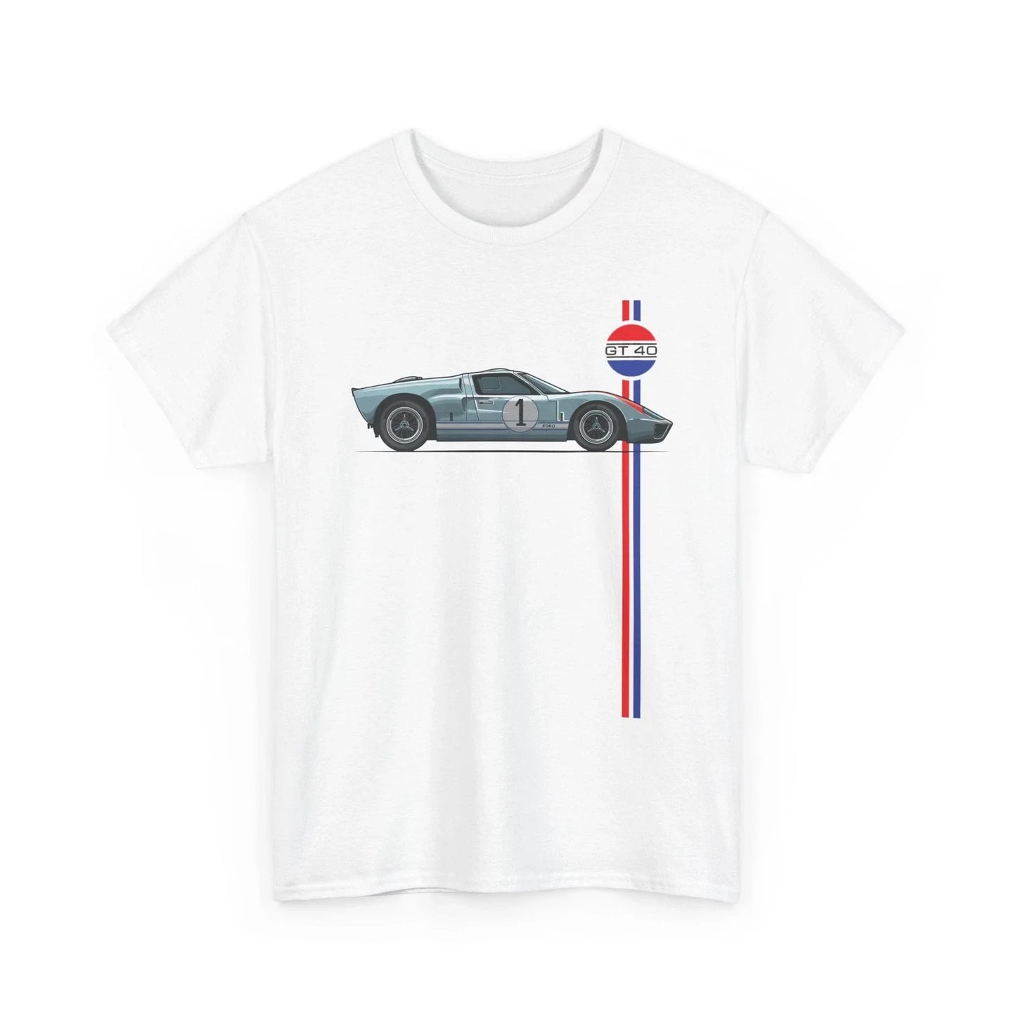 GT 40 Gulf Racing Tee - Various Colors Unisex T-shirt, Sweatshirt, Hoodie, Long Sleeve Tee - T-Shirt, Sweatshirt, Hoodie