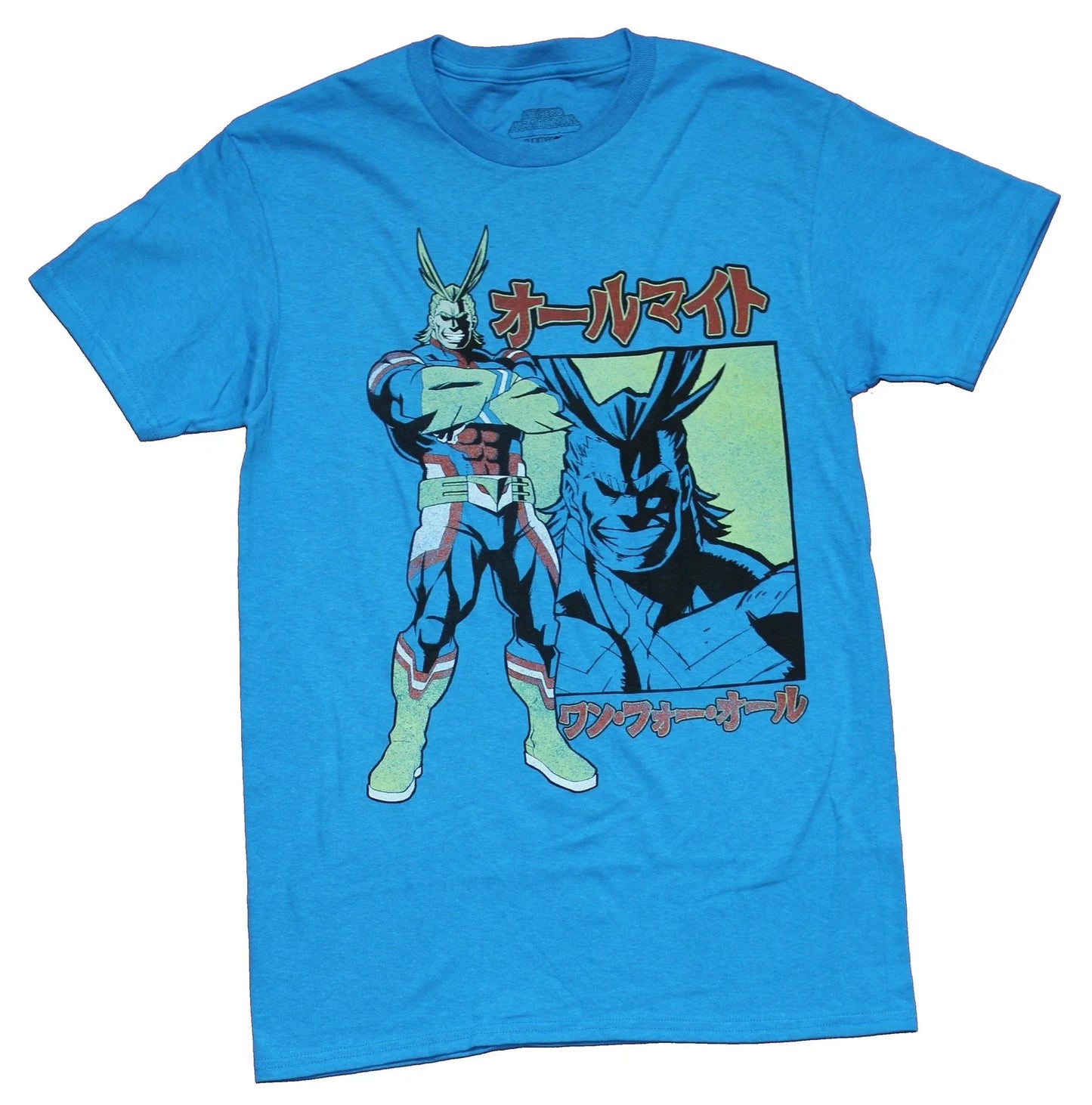 My Hero Academia Adult New T-Shirt - All Might Arm crossed Pose Next To Kanji Unisex T-shirt, Sweatshirt, Hoodie, Long Sleeve Tee - T-Shirt, Sweatshirt, Hoodie