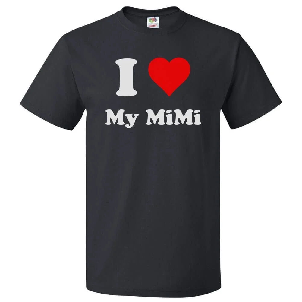 I Love My MiMi T shirt I Heart My MiMi Tee Unisex T-shirt, Sweatshirt, Hoodie, Long Sleeve Tee - T-Shirt, Sweatshirt, Hoodie