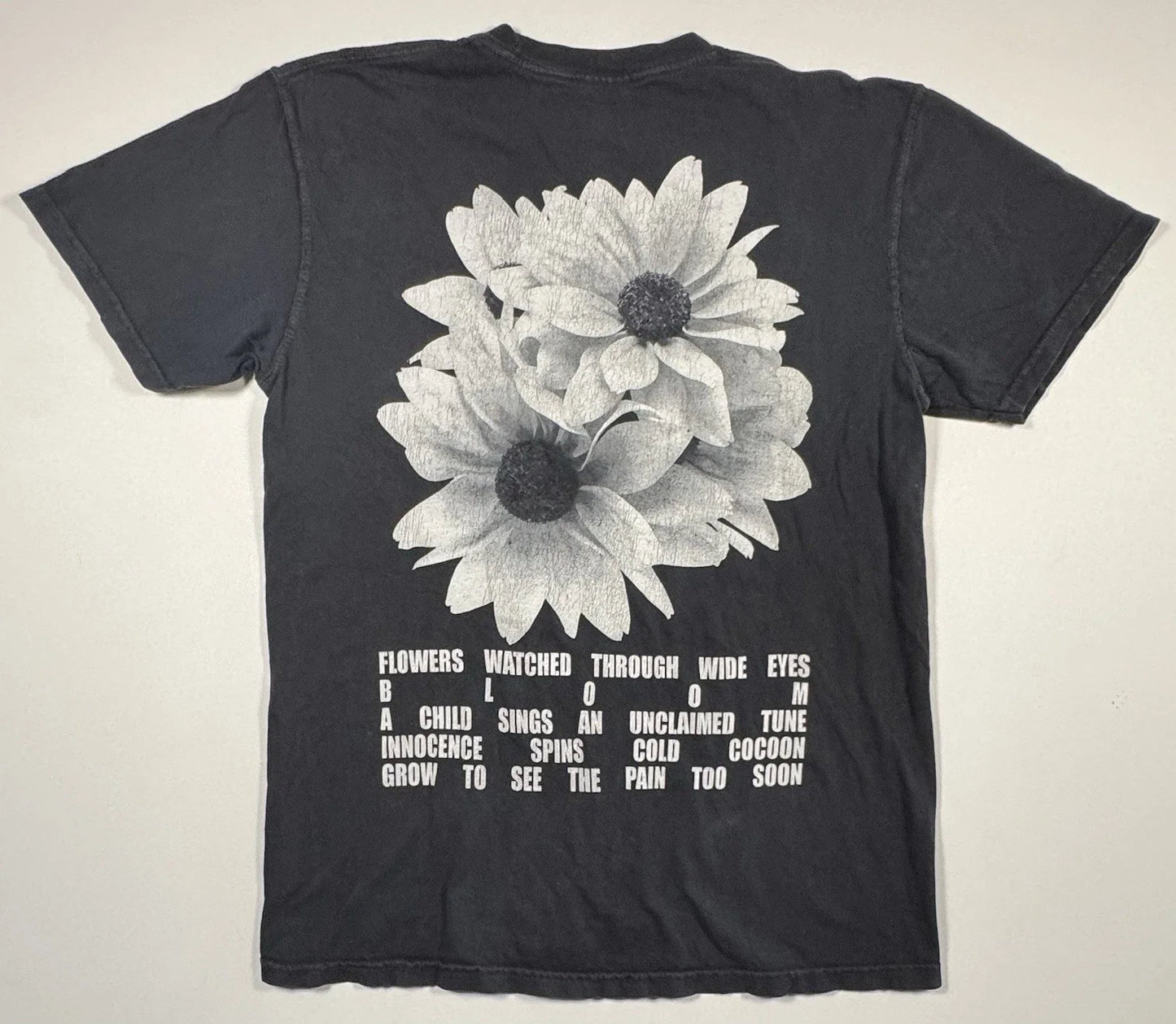 The Breaks T-Shirt Mens Medium Black Faded Floral Print Streetwear Graphic Tee Unisex T-shirt, Sweatshirt, Hoodie, Long Sleeve Tee - T-Shirt, Sweatshirt, Hoodie