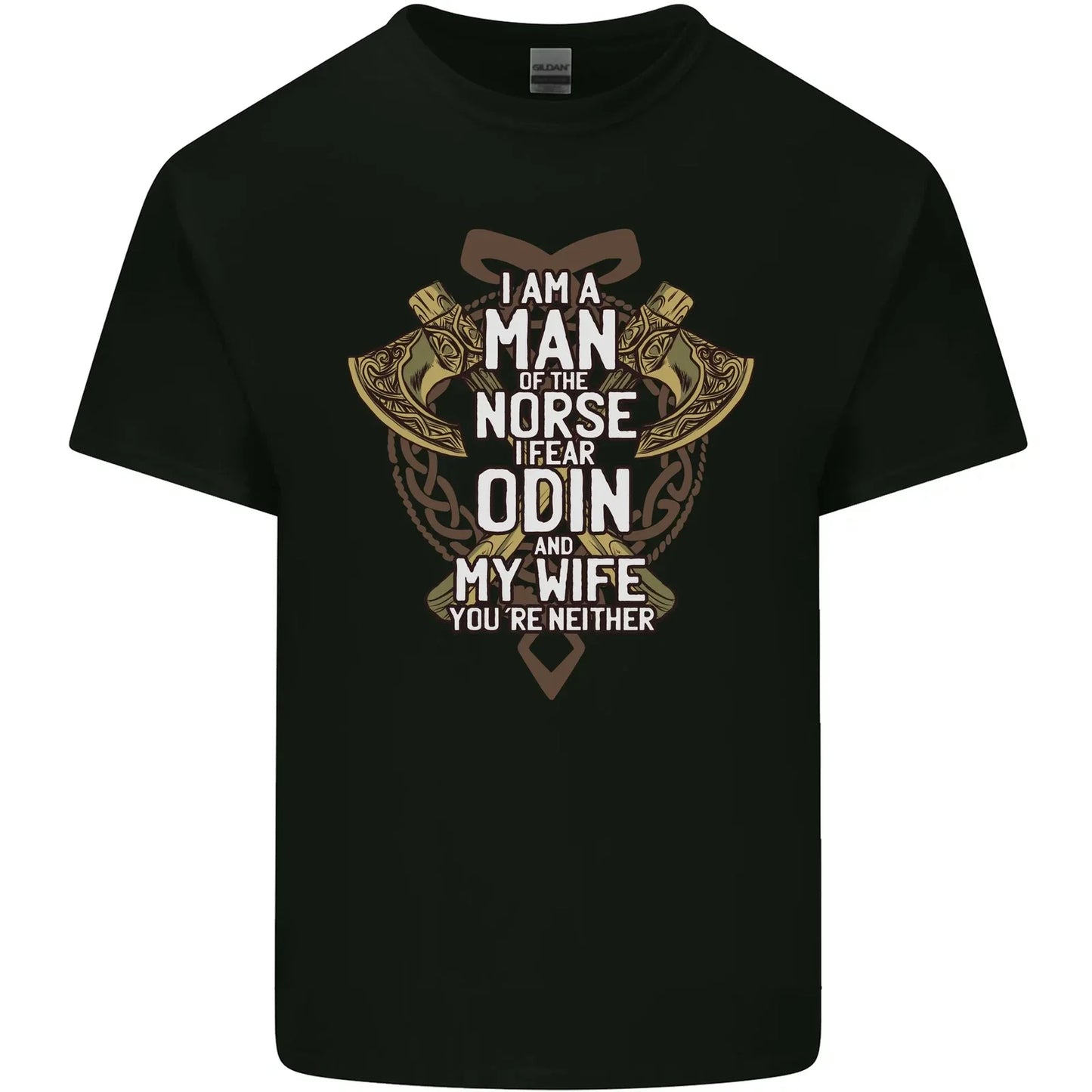 Funny Viking Wife Quote Wedding Anniversary Mens Cotton T-Shirt Tee Top Unisex T-shirt, Sweatshirt, Hoodie, Long Sleeve Tee - T-Shirt, Sweatshirt, Hoodie