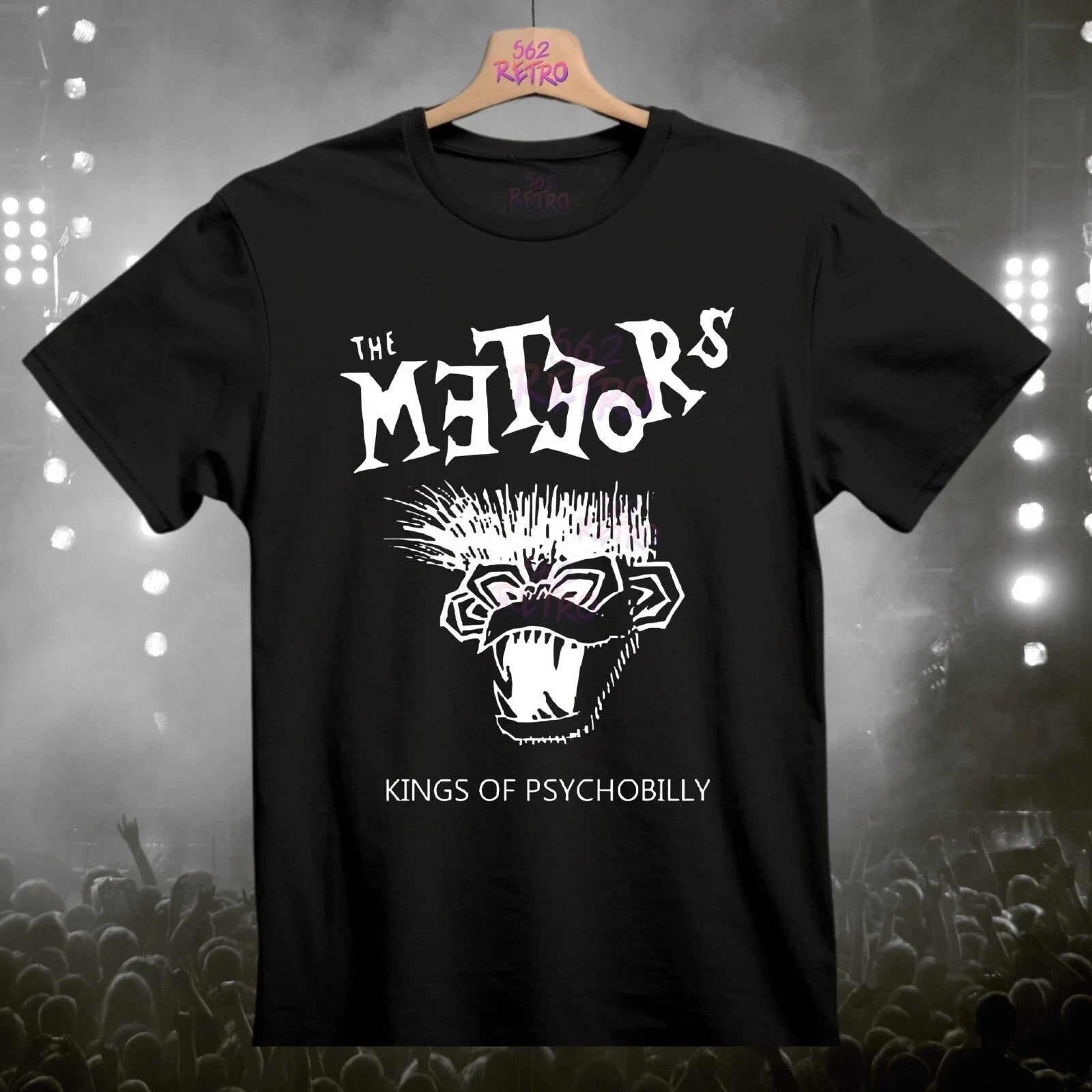 The Meteors Rockabilly, Psychobilly  Band T-Shirt Black S-3XL Unisex T-shirt, Sweatshirt, Hoodie, Long Sleeve Tee - T-Shirt, Sweatshirt, Hoodie