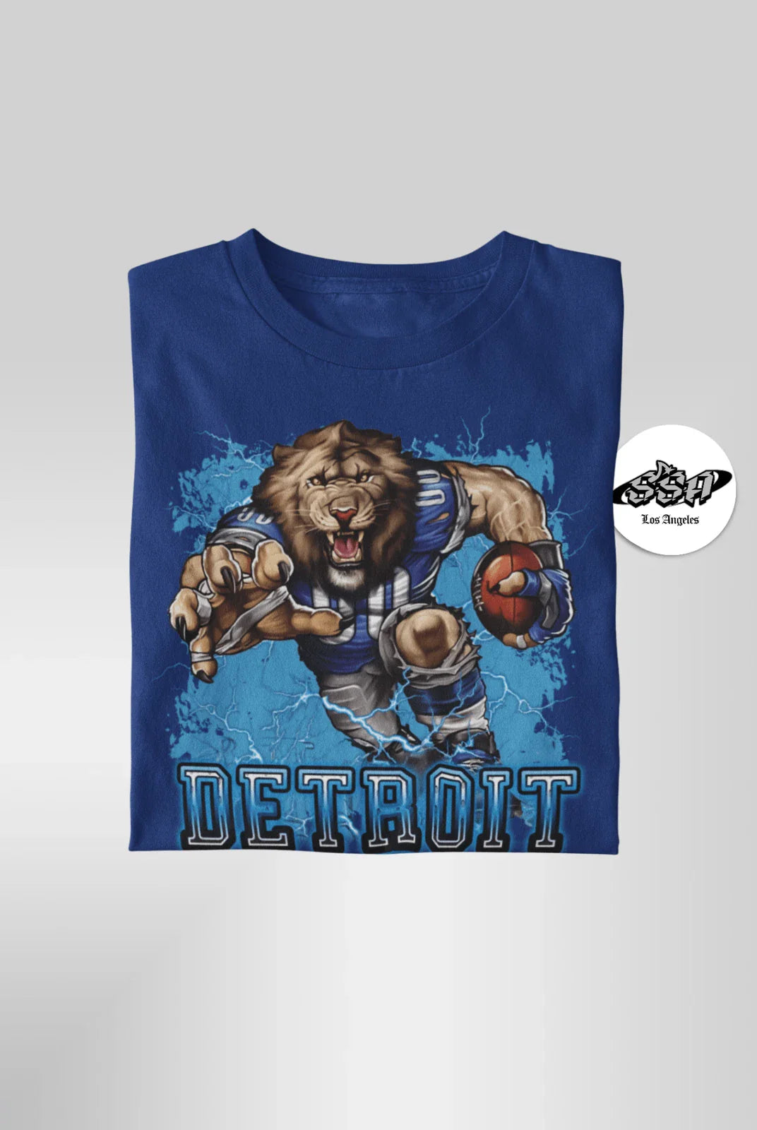 Detroit Football Mascot T-Shirt  Fun Cartoon Lion Fan Tee for Game Day Unisex T-shirt, Sweatshirt, Hoodie, Long Sleeve Tee - T-Shirt, Sweatshirt, Hoodie