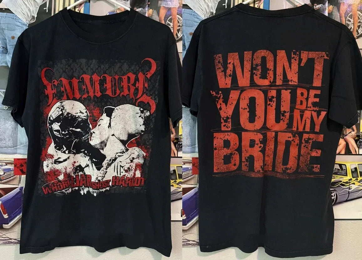 VTG Emmure Band Bride Rock Band Tour T-shirt S to 5XL 2F2155 Unisex T-shirt, Sweatshirt, Hoodie, Long Sleeve Tee - T-Shirt, Sweatshirt, Hoodie