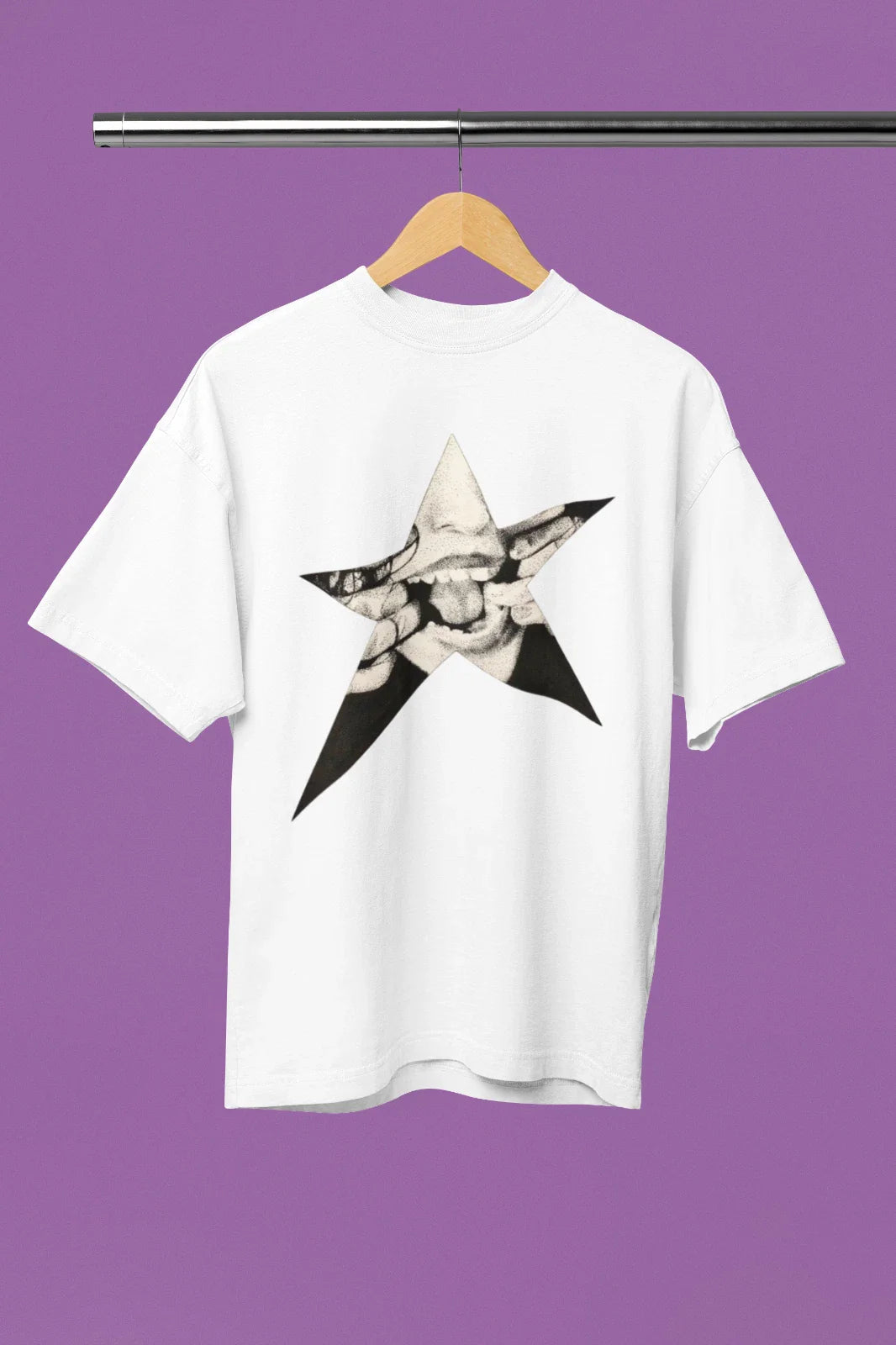 Bold Star Graphic Tee - Edgy Art Meets Style Unisex T-shirt, Sweatshirt, Hoodie, Long Sleeve Tee - T-Shirt, Sweatshirt, Hoodie