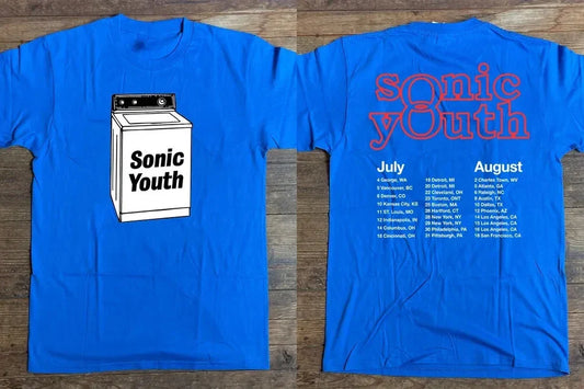 1995 Sonnic Youth Washing Machine American Tour T-Shirt, Sonnic Youth T-Shirt Unisex T-shirt, Sweatshirt, Hoodie, Long Sleeve Tee - T-Shirt, Sweatshirt, Hoodie