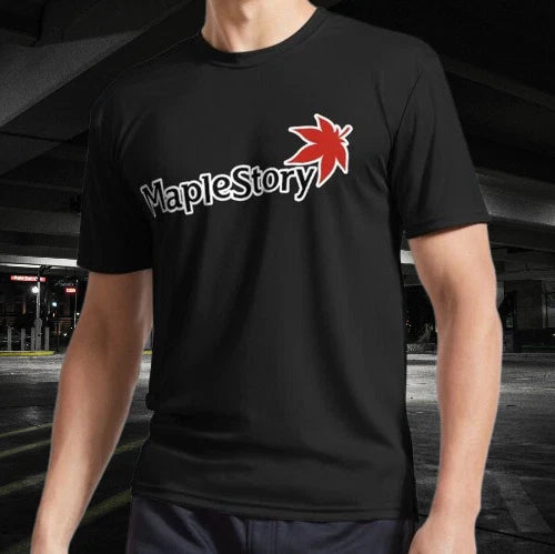Maplestory Title Logo Active T-Shirt Funny Size S to 5XL Unisex T-shirt, Sweatshirt, Hoodie, Long Sleeve Tee - T-Shirt, Sweatshirt, Hoodie