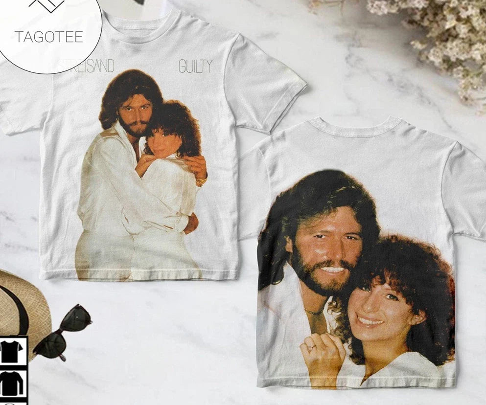 Barbra Streisand Guilty Album Cover Shirt 3D SHIRT All sizes S to 6Xl 1F2501 Unisex T-shirt, Sweatshirt, Hoodie, Long Sleeve Tee - T-Shirt, Sweatshirt, Hoodie